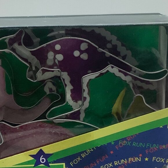 Fox Run Noah's Ark Metal Cookie Cutters Set of 6 Elephant Kangaroo Camel Giraffe - Picture 5 of 8